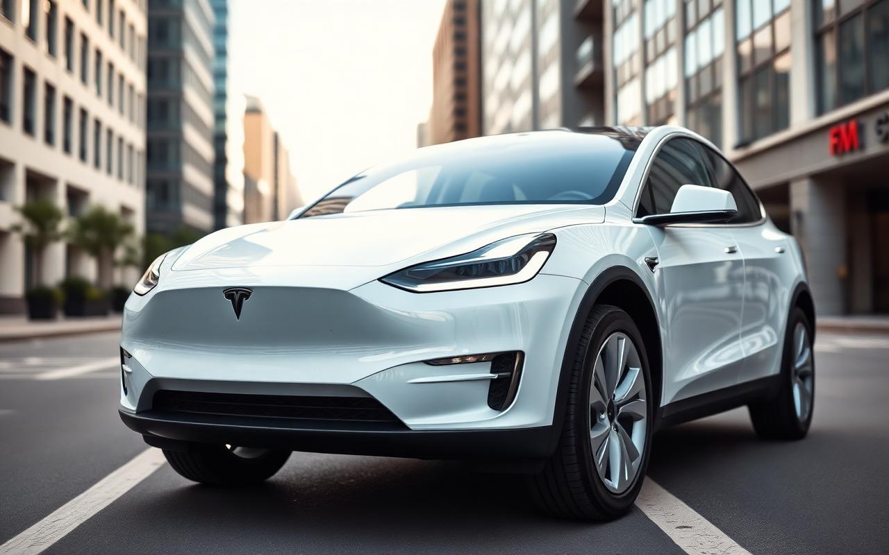 Tesla Model Y available for rent at W Way Car in Newark, NJ
