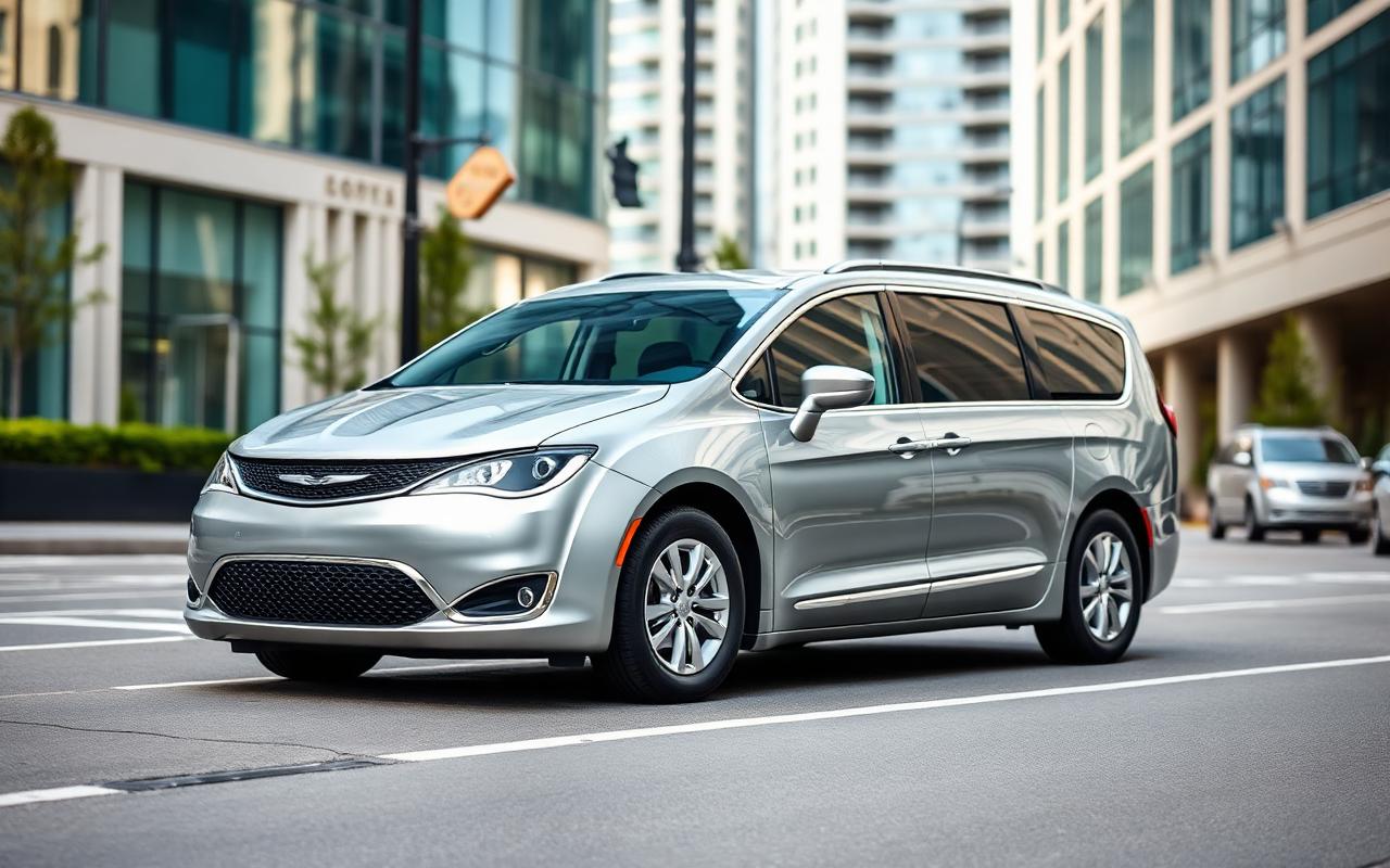 Chrysler Pacifica available for rent at W Way Car in Newark, NJ