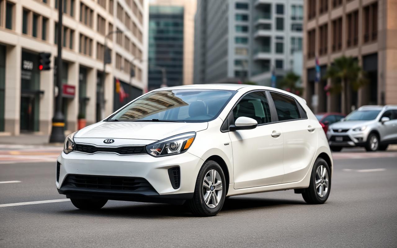 Kia Rio available for rent at W Way Car in Newark, NJ